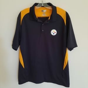 NFL Pittsburg Steelers Polo Shirt Size L